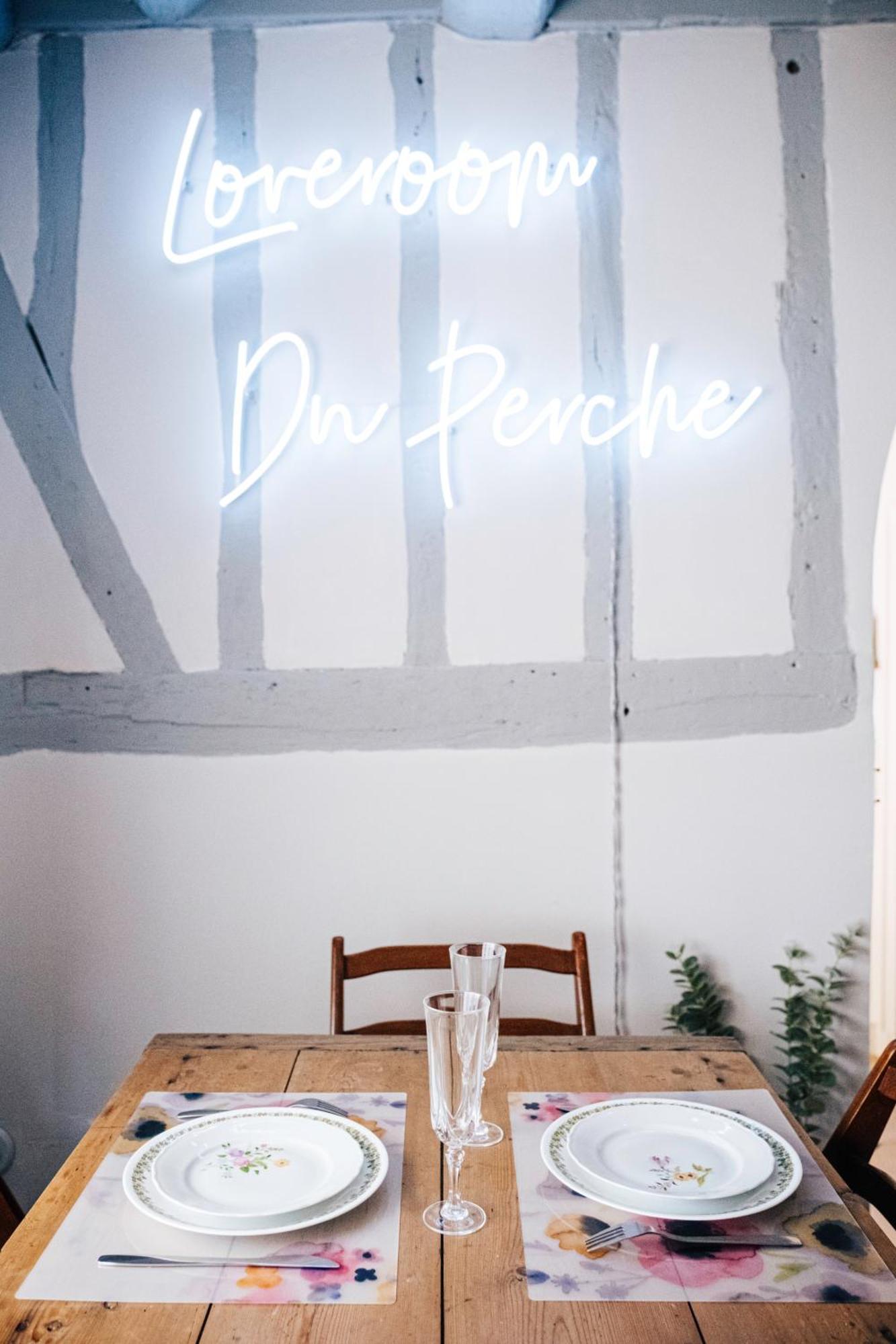 Loveroom Du Perche : Maison Avec Balneo Moulins-la-Marche Екстериор снимка