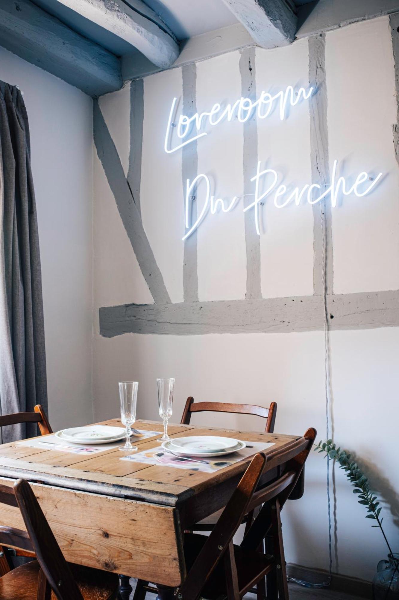 Loveroom Du Perche : Maison Avec Balneo Moulins-la-Marche Екстериор снимка